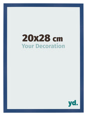 Fotokader 20x28 cm Donkerblauw MDF Bologna Voorzijde Maat | Yourdecoration.be