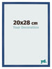 Fotokader 20x28 cm Donkerblauw MDF Bologna Voorzijde Maat | Yourdecoration.be