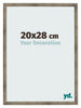 Fotokader 20x28 cm Metaal Vintage MDF Bologna Voorzijde Maat | Yourdecoration.be