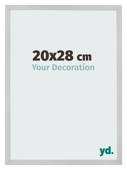 Fotokader 20x28cm Edelstaal MDF Bologna Voorzijde Maat | Yourdecoration.be
