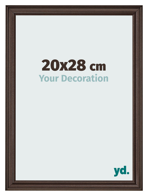 Fotokader 20x28cm Eiken Donker MDF Lazio Voorzijde Maat | Yourdecoration.be