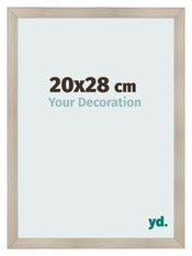 Fotokader 20x28cm Eiken Licht MDF Pisa Voorzijde Maat | Yourdecoration.be