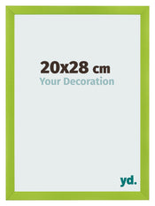 Fotokader 20x28cm Groen MDF Pisa Voorzijde Maat | Yourdecoration.be