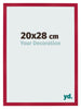 Fotokader 20x28cm Rood MDF Bologna Voorzijde Maat | Yourdecoration.be
