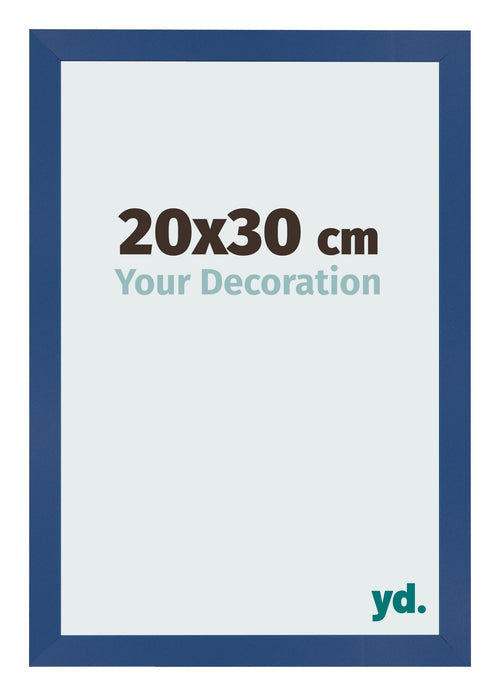 Fotokader 20x30 cm Donkerblauw MDF Bologna Voorzijde Maat | Yourdecoration.be