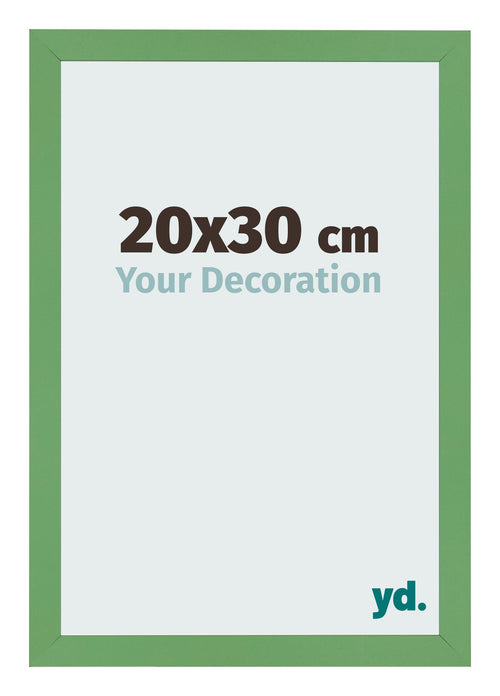 Fotokader 20x30 cm Groen MDF Bologna Voorzijde Maat | Yourdecoration.be