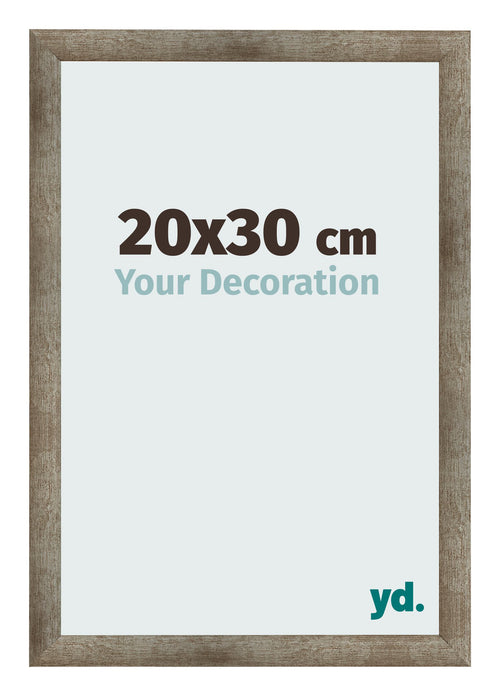 Fotokader 20x30 cm Metaal Vintage MDF Bologna Voorzijde Maat | Yourdecoration.be