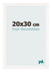 Fotokader 20x30 cm Wit Hoogglans MDF Bologna Voorzijde Maat | Yourdecoration.be