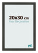 Fotokader 20x30cm Antraciet MDF Bologna Voorzijde Maat | Yourdecoration.be