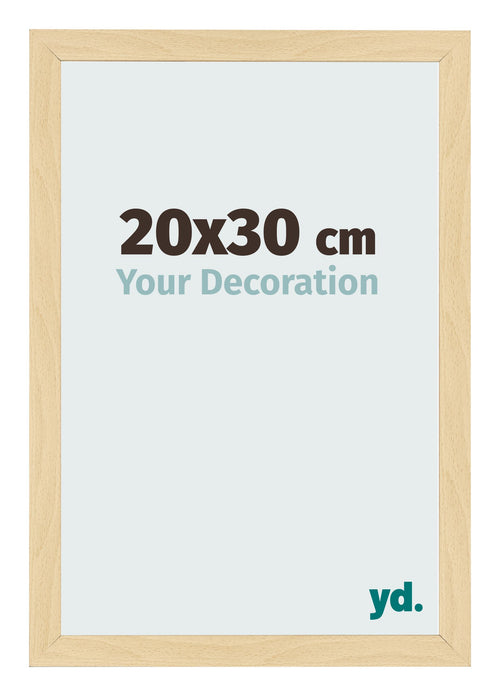 Fotokader 20x30cm Beuken Decor MDF Bologna Voorzijde Maat | Yourdecoration.be