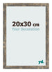Fotokader 20x30cm Blauw Goud Gemeleerd MDF Bologna Voorzijde Maat | Yourdecoration.be