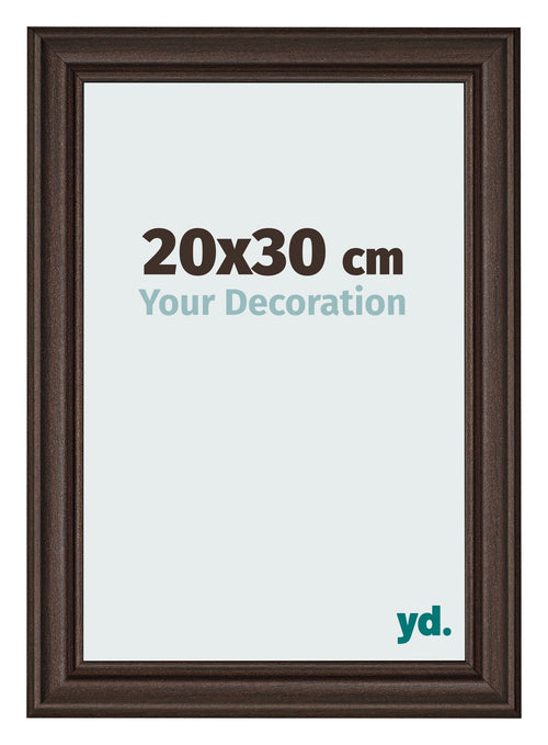 Fotokader 20x30cm Eiken Donker MDF Lazio Voorzijde Maat | Yourdecoration.be