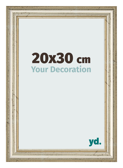 Fotokader 20x30cm Metaalglans MDF Lazio Voorzijde Maat | Yourdecoration.be