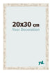 Fotokader 20x30cm Wit Vintage MDF Bologna Voorzijde Maat | Yourdecoration.be