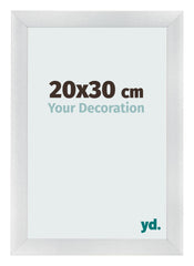 Fotokader 20x30cm Zilver Mat MDF Pisa Voorzijde Maat | Yourdecoration.be