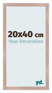 Fotokader 20x40 cm Oudroze MDF Bologna Voorzijde Maat | Yourdecoration.be