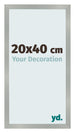 Fotokader 20x40cm Aluminium Geborsteld MDF Bologna Voorzijde Maat | Yourdecoration.be
