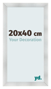 Fotokader 20x40cm Aluminium Geborsteld MDF Pisa Voorzijde Maat | Yourdecoration.be