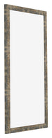 Fotokader 20x40cm Blauw Goud Gemeleerd MDF Bologna Voorzijde Schuin | Yourdecoration.be