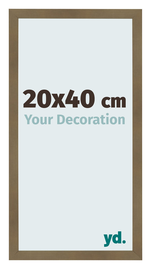 Fotokader 20x40cm Brons Decor MDF Bologna Voorzijde Maat | Yourdecoration.be