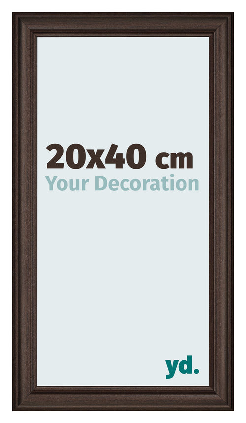 Fotokader 20x40cm Eiken Donker MDF Lazio Voorzijde Maat | Yourdecoration.be