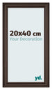 Fotokader 20x40cm Eiken Donker MDF Lazio Voorzijde Maat | Yourdecoration.be