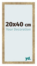Fotokader 20x40cm Goud Antiek MDF Bologna Voorzijde Maat | Yourdecoration.be