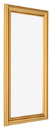 Fotokader 20x40cm Goud Mat MDF Lazio Voorzijde Schuin | Yourdecoration.be