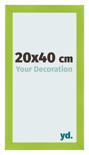 Fotokader 20x40cm Groen MDF Pisa Voorzijde Maat | Yourdecoration.be