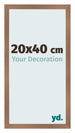 Fotokader 20x40cm Koper Decor MDF Bologna Voorzijde Maat | Yourdecoration.be