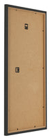 Fotokader 20x40cm Zwart Houtnerf MDF Bologna Achterzijde Schuin | Yourdecoration.be