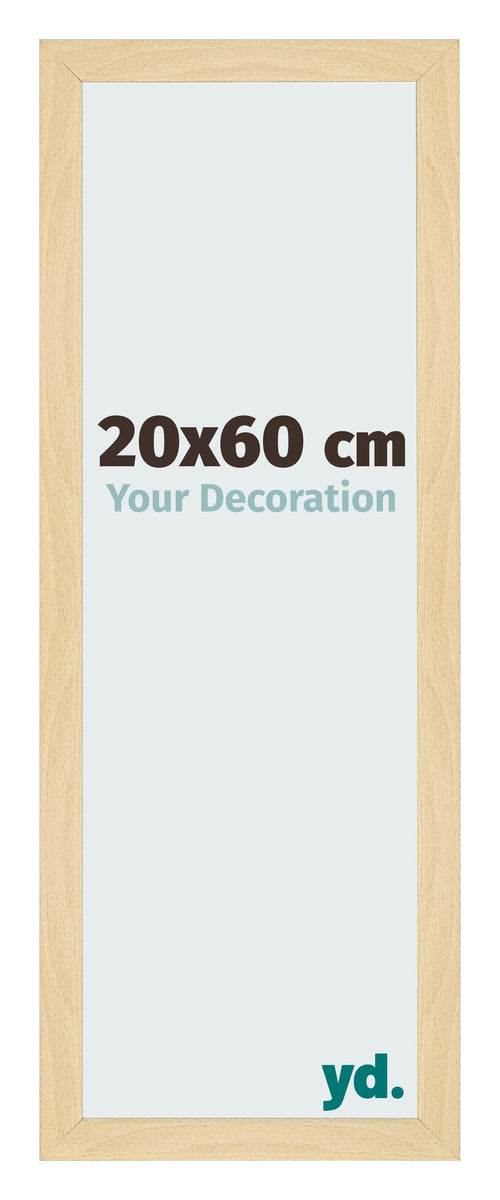Fotokader 20x60cm Beuken Decor MDF Bologna Voorzijde Maat | Yourdecoration.be
