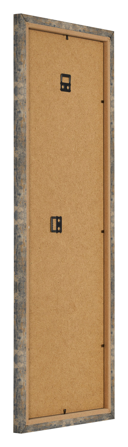 Fotokader 20x60cm Blauw Goud Gemeleerd MDF Bologna Achterzijde Schuin | Yourdecoration.be