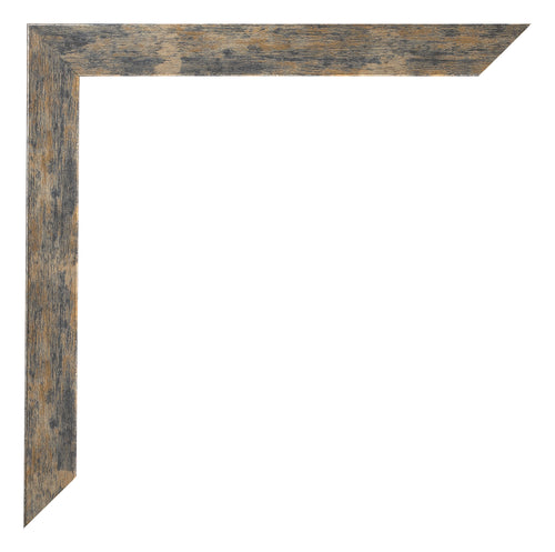 Fotokader 20x60cm Blauw Goud Gemeleerd MDF Bologna Detail Hoek | Yourdecoration.be