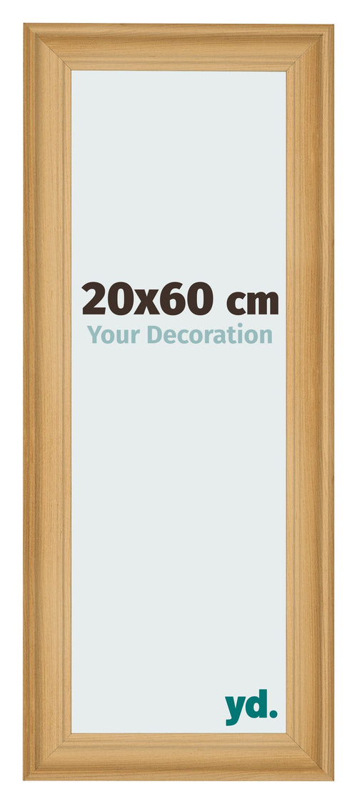 Fotokader 20x60cm Dennen Houtnerf MDF Lazio Voorzijde Maat | Yourdecoration.be