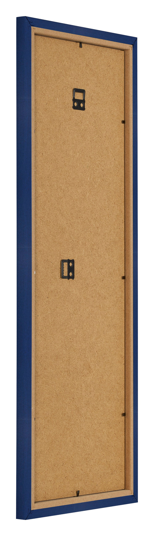 Fotokader 20x60cm Donkerblauw Geveegd MDF Bologna Achterzijde Schuin | Yourdecoration.be