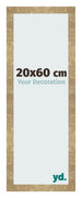 Fotokader 20x60cm Goud Antiek MDF Bologna Voorzijde Maat | Yourdecoration.be