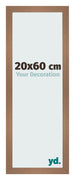 Fotokader 20x60cm Koper Decor MDF Bologna Voorzijde Maat | Yourdecoration.be