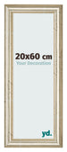Fotokader 20x60cm Metaalglans MDF Lazio Voorzijde Maat | Yourdecoration.be
