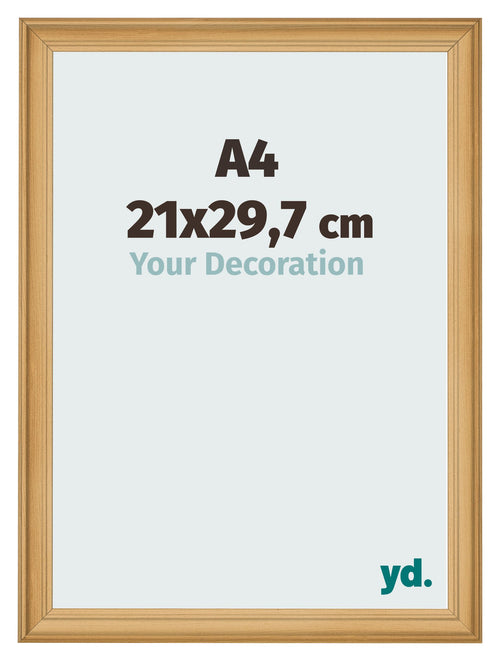 Fotokader 21x29 7cm A4 Dennen Houtnerf MDF Lazio Voorzijde Maat | Yourdecoration.be