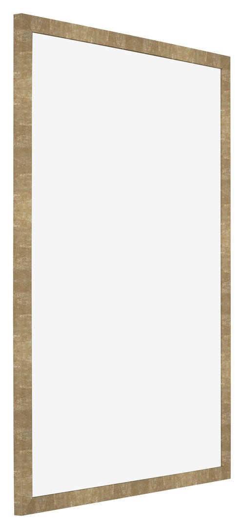 Fotokader 21x29 7cm A4 Goud Antiek MDF Bologna Voorzijde Schuin | Yourdecoration.be