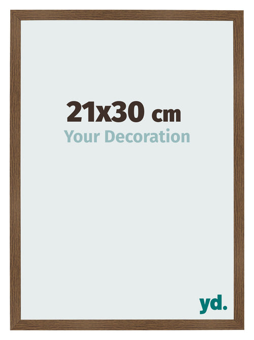 Fotokader 21x30 cm Eiken Rustiek MDF Bologna Voorzijde Maat | Yourdecoration.be