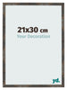 Fotokader 21x30 cm Geoxideerd Metaal MDF Bologna Voorzijde Maat | Yourdecoration.be