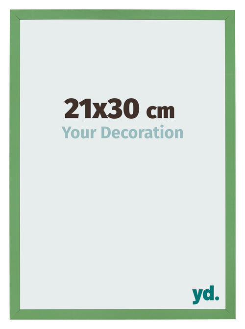 Fotokader 21x30 cm Groen MDF Bologna Voorzijde Maat | Yourdecoration.be