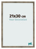 Fotokader 21x30 cm Metaal Vintage MDF Bologna Voorzijde Maat | Yourdecoration.be