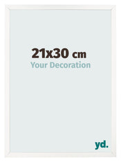 Fotokader 21x30 cm Wit Hoogglans MDF Bologna Voorzijde Maat | Yourdecoration.be