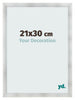 Fotokader 21x30cm Aluminium Geborsteld MDF Pisa Voorzijde Maat | Yourdecoration.be
