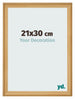 Fotokader 21x30cm Dennen Houtnerf MDF Lazio Voorzijde Maat | Yourdecoration.be