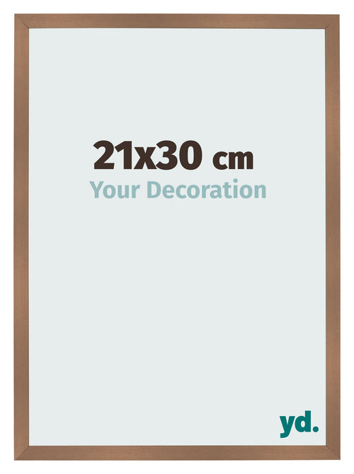 Fotokader 21x30cm Koper Decor MDF Bologna Voorzijde Maat | Yourdecoration.be