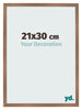 Fotokader 21x30cm Koper Decor MDF Bologna Voorzijde Maat | Yourdecoration.be